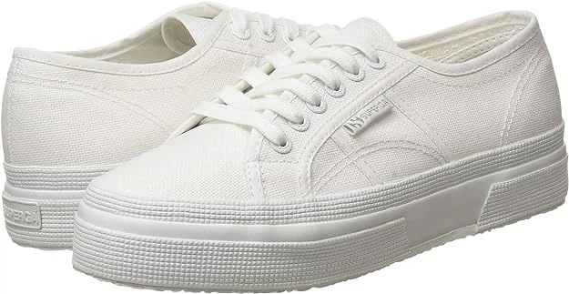 Кеди жіночі Superga Unisex 2736 COTU DBL3 Total White. Розмір 35 (22.5 см) - Фото 2 Кеди жіночі Superga Unisex 2736 COTU DBL3 Total White. Розмір 35 (22.5 см) - изображение 2