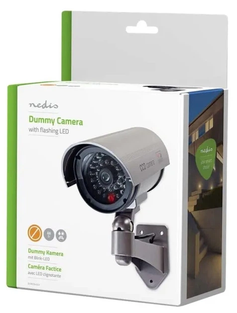 Atrapa kamery monitorującej Nedis DUMCB40GY IP44 Szara (5412810269518) - obraz 5