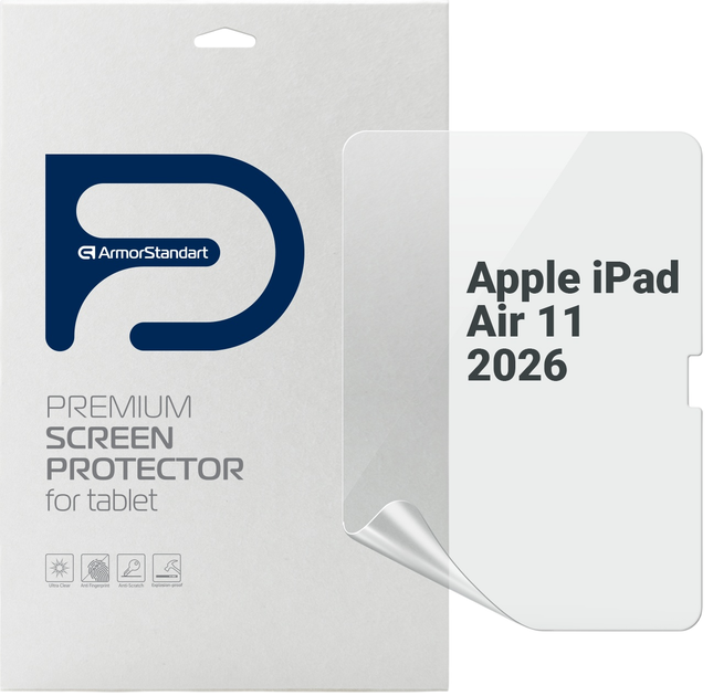 Гидрогелевая пленка для планшета Apple iPad Air 11 (2026) ArmorStandart Anti-Blue (ARM91336) - Фото 1 Гидрогелевая пленка для планшета Apple iPad Air 11 (2026) ArmorStandart Anti-Blue (ARM91336) - изображение 1