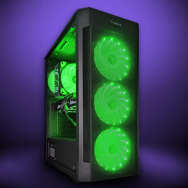 Компьютер VSIM зборка v3 -- Intel Xeon 2660v3 / RAM 16 Gb DDR4 / SSD 512Gb / Nvidia GTX1070 8Gb зелёный - Фото 1 Компьютер VSIM зборка v3 -- Intel Xeon 2660v3 / RAM 16 Gb DDR4 / SSD 512Gb / Nvidia GTX1070 8Gb зелёный - изображение 1