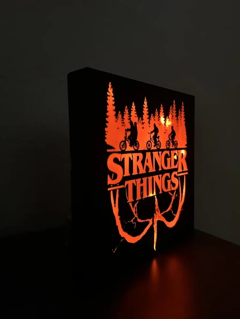 Нічник-світильник stranger things з підсвіткою для фанатів серіалу дивні дива. Aivory - изображение 3
