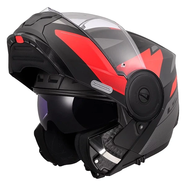 Мотошлем LS2 FF902 Scope 2 Duria Black Red - XXL - зображення 4