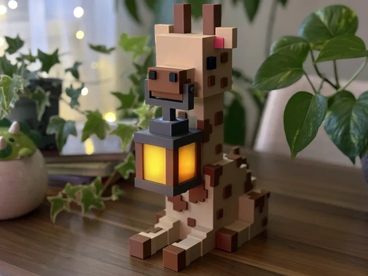 Нічник «Жираф Minecraft з лампою» - Фото 1 Нічник «Жираф Minecraft з лампою» - изображение 1