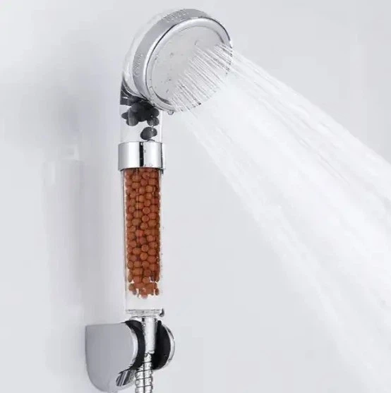 Насадка для душа с фильтром SUNROZ Spa Heathy Shower Head Светодиодная насадка для душа с турмаланом - изображение 5