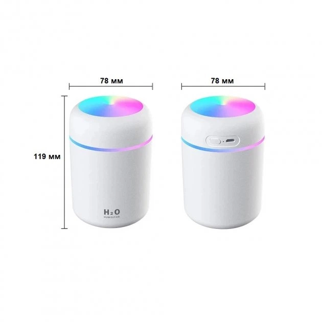 Ультразвуковой увлажнитель воздуха с подсветкой W-261 USB - Фото 3 Ультразвуковой увлажнитель воздуха с подсветкой W-261 USB - изображение 3