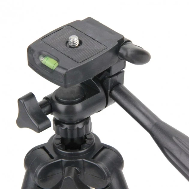 Штатив Tripod 3120 со штативной головкой для смартфона, фотоаппарата 102см - Фото 8 Штатив Tripod 3120 со штативной головкой для смартфона, фотоаппарата 102см - изображение 8