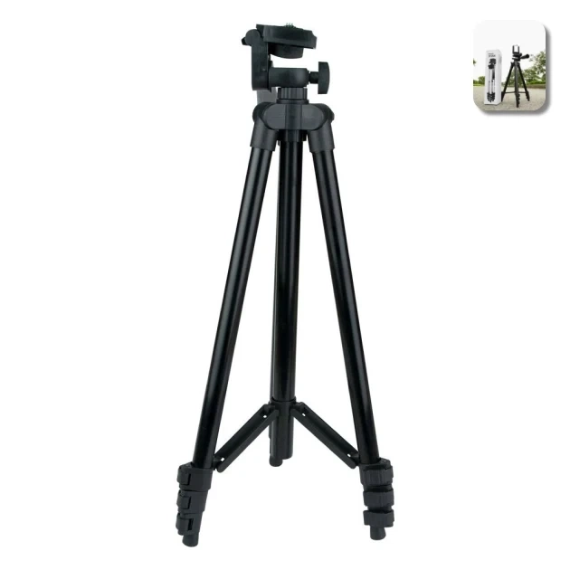 Штатив Tripod 3120 со штативной головкой для смартфона, фотоаппарата 102см - Фото 12 Штатив Tripod 3120 со штативной головкой для смартфона, фотоаппарата 102см - изображение 12