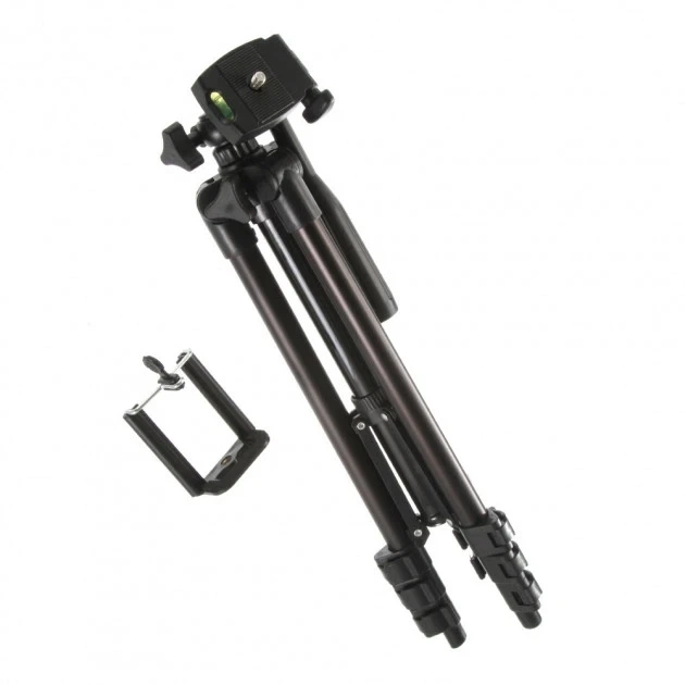 Штатив Tripod 3120 со штативной головкой для смартфона, фотоаппарата 102см - Фото 14 Штатив Tripod 3120 со штативной головкой для смартфона, фотоаппарата 102см - изображение 14