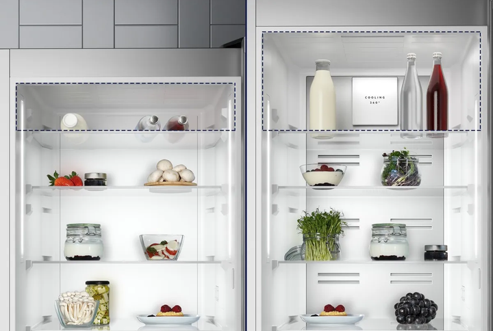 Холодильник Electrolux LNT6ME46X3 461 л двокамерний з морозильною камерою знизу No Frost E Нержавіюча сталь - зображення 3