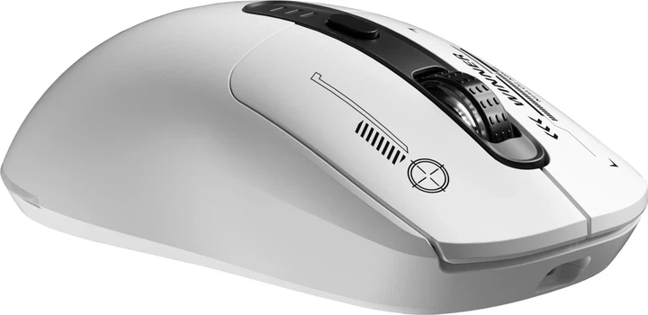 Bluetooth миша GamePro Genesis Winner Wireless/Bluetooth/USB White (GM079W) UA - Фото 3 Bluetooth миша GamePro Genesis Winner Wireless/Bluetooth/USB White (GM079W) UA - изображение 3