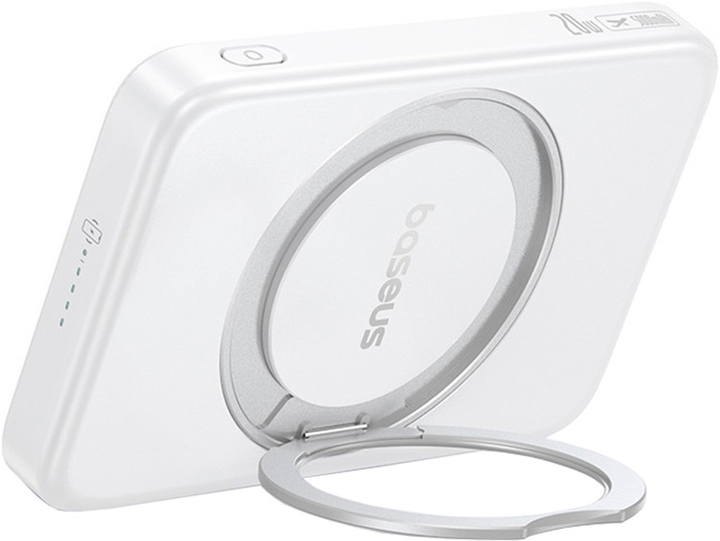 Powerbank Baseus PicoGo Qi2 5000 mAh 20W White (6932172677626) - obraz 2