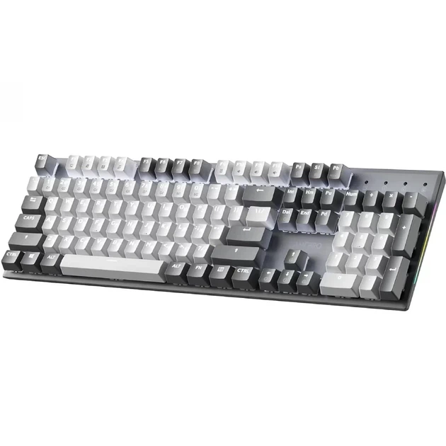 Клавіатура USB GamePro Genesis Metallic MK144G Outemu Red Switch UA LED Gray (MK144G) UA - изображение 5