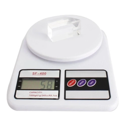 Весы кухонные Kitchen Domotec SF-400 7 кг с точностью 1 грамм белые - изображение 6