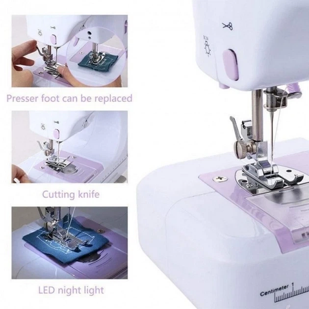 Многофункциональная швейная машинка портативная Household Sewing Machine FHSM-505 от батареек - изображение 9