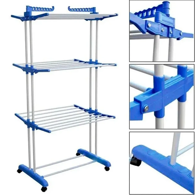 Сушилка для белья Garment rack with wheels - изображение 4