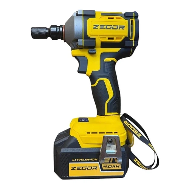 Гайковерт ударний акумуляторний Zegor SDP-21BL 21 В 500 Hm Комплект - зображення 2
