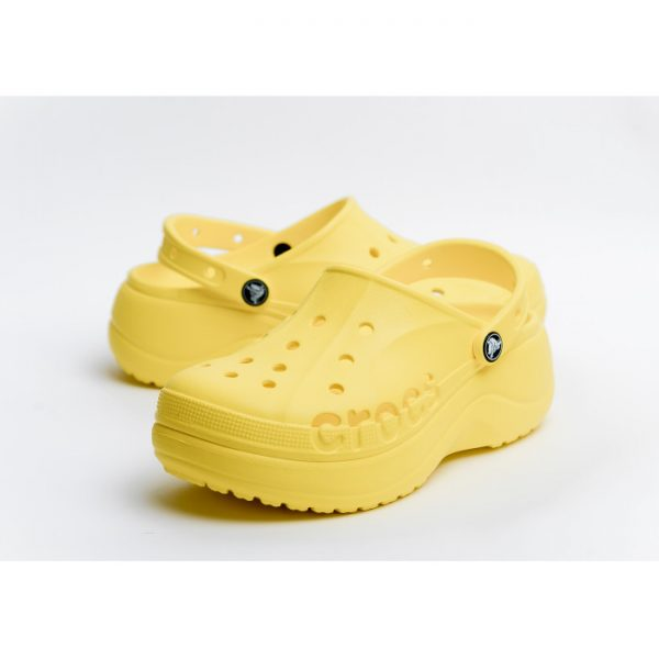 Крокси на платформі сабо Crocs Baya Platform Lemon 36 (EU 36-37) жовті - Фото 3 Крокси на платформі сабо Crocs Baya Platform Lemon 36 (EU 36-37) жовті - зображення 3