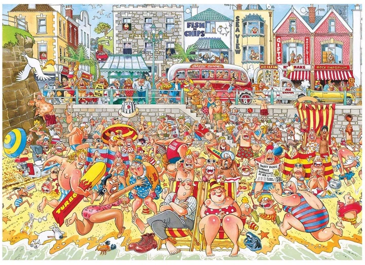 Puzzle Jumbo Wasgij? Retro Original 8 High Tide! 1000 elementów 1110100579 (8721017604006) - obraz 2