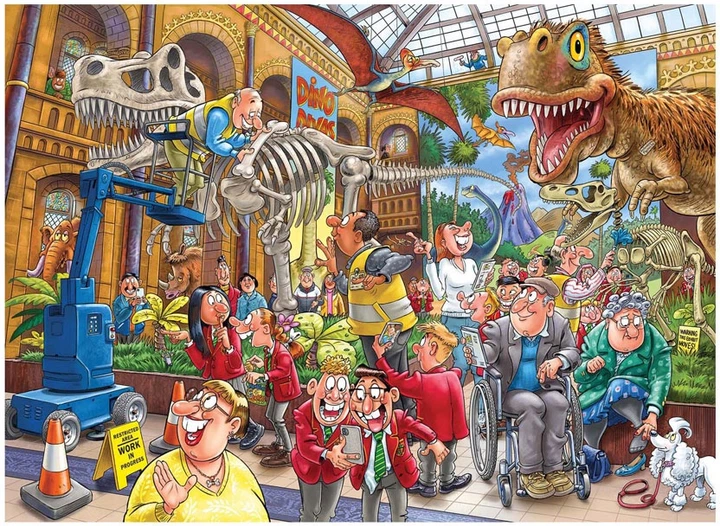 Puzzle Jumbo Wasgij? Mystery 24 Blight at the museum! 1000 elementów 1110100590 (8721017604112) - obraz 2