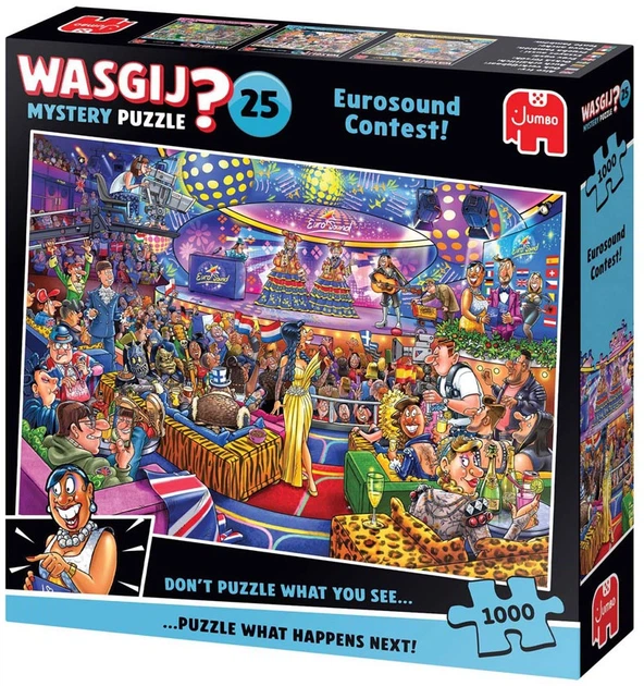 Puzzle Jumbo Wasgij? Mystery 25 Eurosound Contest! 1000 elementów 1110100591 (8721017604129) - obraz 3