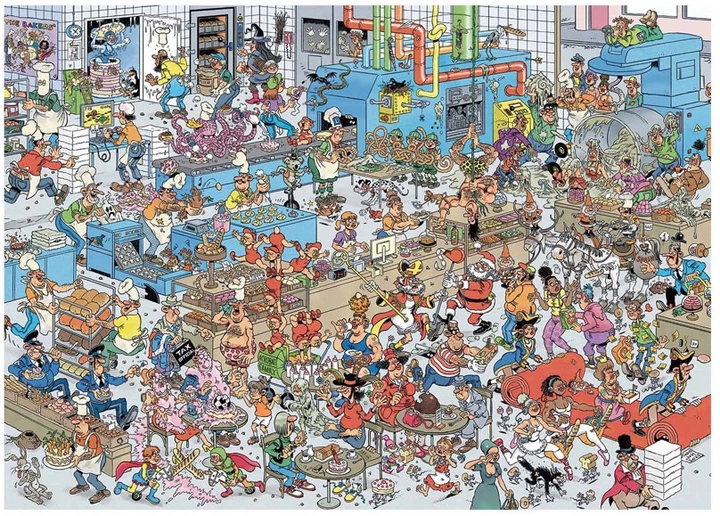 Puzzle Jumbo Jan van Haasteren The Bakery 1000 elementów 1110100621 (8721017604426) - obraz 2