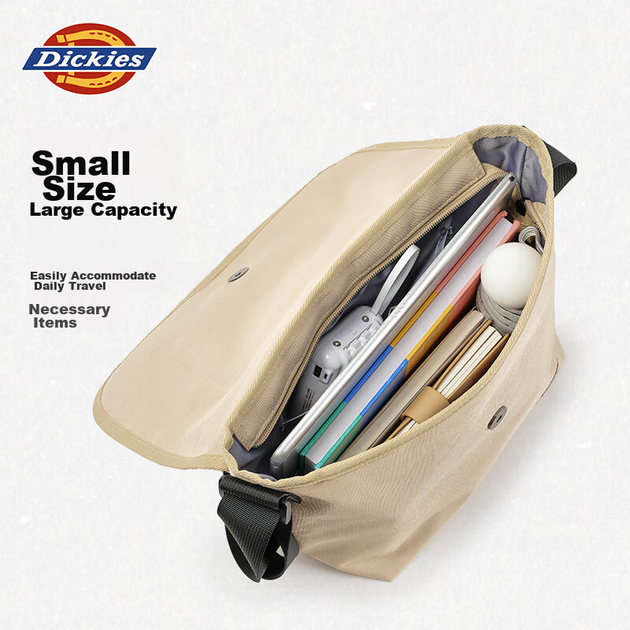 Сумка через плече Dickies, чоловіча сумка-мессенджер DK Commuter, містка сумка через плече для жінок, повсякденна сумка на одне плече, багатофункціональна студентська полотняна сумка - изображение 3