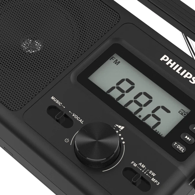 PHILIPS TAR3368 Вседіапазонне радіо Настільне радіо Цифрове багатофункціональне USB TF карта літній портативний напівпровідниковий динамік подвійного використання - зображення 9