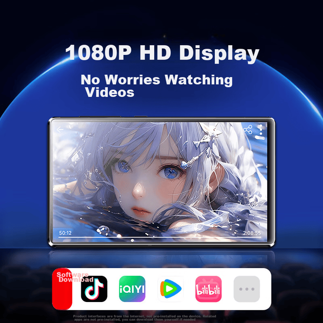 Плеєр FAMUE BF66 розумний MP3/MP4 з Wi-Fi, Android 14, 6+64 ГБ - зображення 9