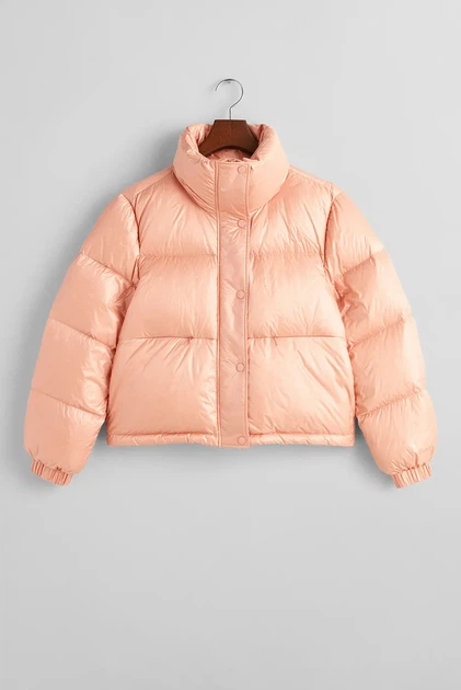 Жіночий персиковий пуховик CROPPED DOWN JACKET Gant L 4700295 - изображение 6