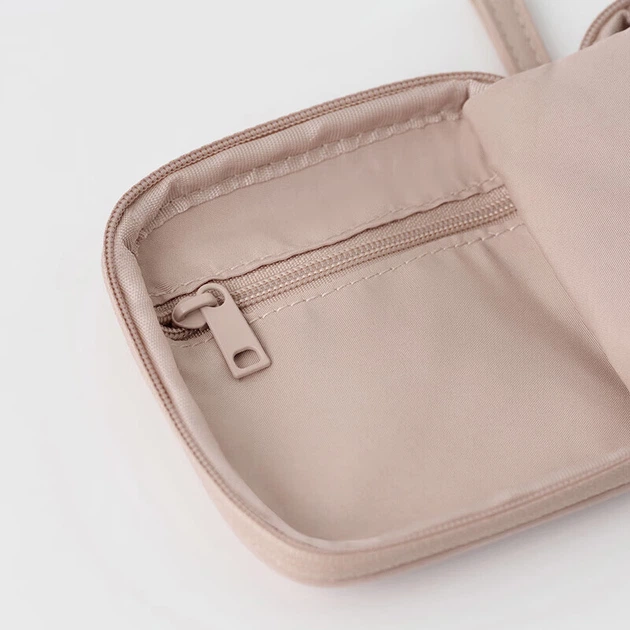 Сумочка для украшений MUJI из полиэстерного волокна, размер S, цвет «розовый рис». - Фото 7 Сумочка для украшений MUJI из полиэстерного волокна, размер S, цвет «розовый рис». - изображение 7