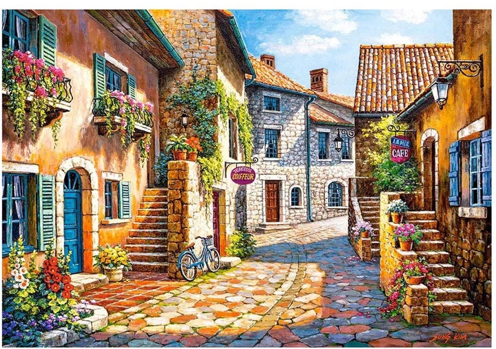 Puzzle Castorland Rue de Village 1000 elementów C-103744-2 (5904438103744) - obraz 2