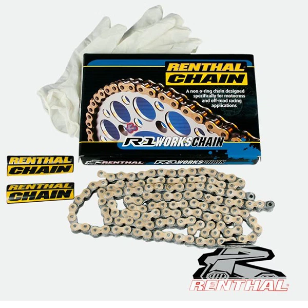 Ланцюг привідний Renthal R1 Chain 420-136L [Gold] - зображення 2