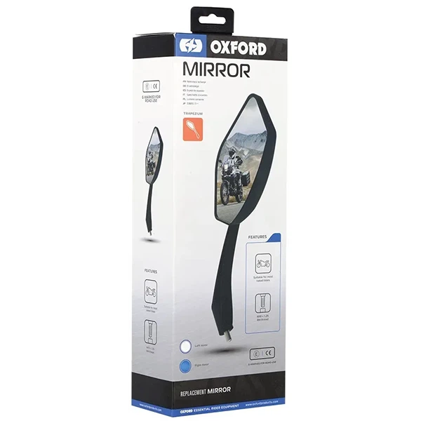 Мото дзеркало Oxford Mirror Trapezium (Праве) - зображення 2