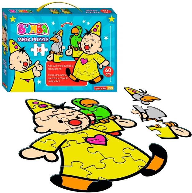 Puzzle Studio 100 Bumba Mega Floor 60 cm 16 elementów MEBU00002230 (5414233177890) - obraz 2