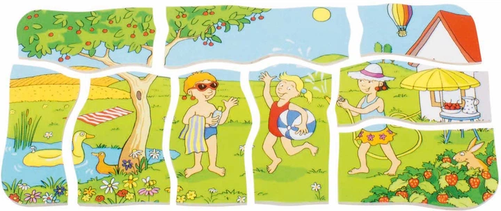 Układanka drewniana Beleduc 4 Seasons warstwowa 17150 (4014888171505) - obraz 5