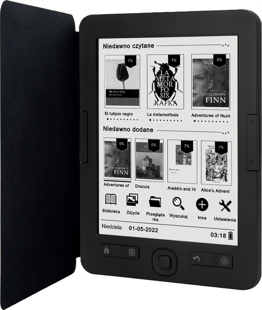 Czytnik e-booków Bemi Cognita+ Graphite (BRCGAPGB) - obraz 4