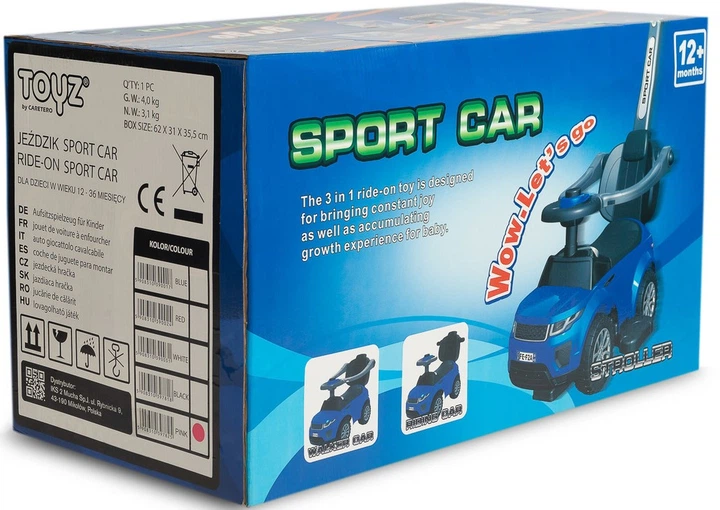 Толокар Toyz Sport Car Рожевий (5908310397825) - зображення 3