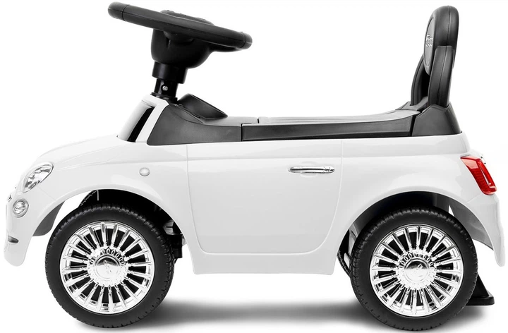 Толокар Toyz Fiat 500 Білий (5908310388618) - зображення 8