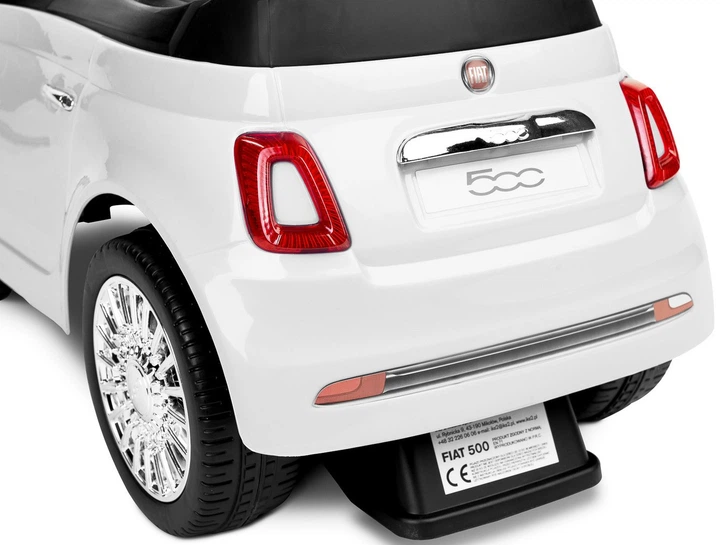 Толокар Toyz Fiat 500 Білий (5908310388618) - зображення 11