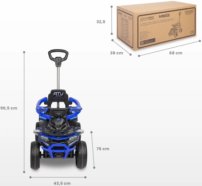 Толокар Toyz Movix Синій (5903076323514) - зображення 11
