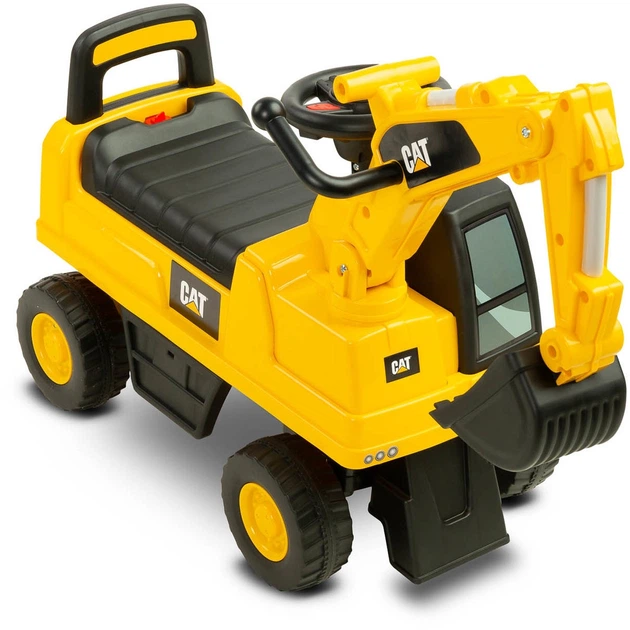 Толокар Toyz CAT Екскаватор Жовтий (5908310392844) - зображення 11