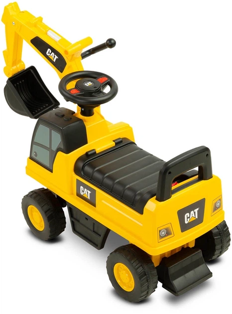 Толокар Toyz CAT Екскаватор Жовтий (5908310392844) - зображення 12
