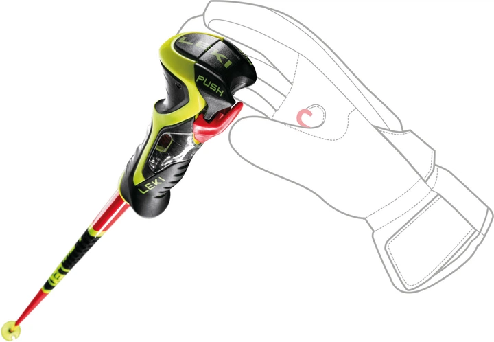 Kijki trekkingowe Leki Venom SL 3D 120 cm Czerwone (4028173291724) - obraz 6