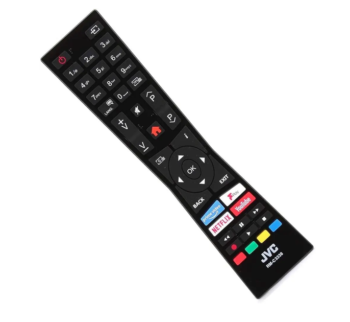Пульт для телевізора JVC RM-C3338 | Дистанційний пульт для LED TV JVC, замінний пульт, швидке підключення - зображення 2
