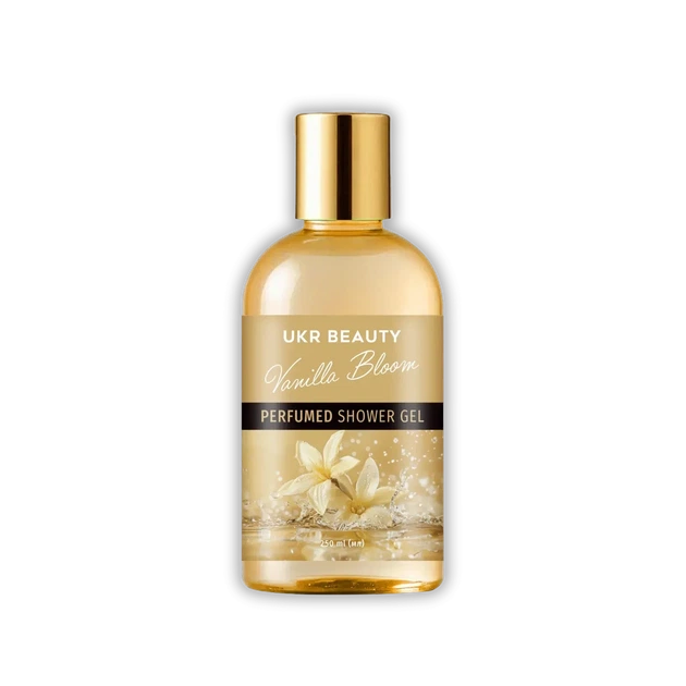 Гель для душа парфюмированный UKR BEAUTY Vanilla Bloom, 250 мл - Фото 1 Гель для душа парфюмированный UKR BEAUTY Vanilla Bloom, 250 мл - изображение 1
