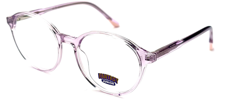 Детская оправа для детей, девочек пластиковая круглая розовая прозрачная FANTASY JUNIOR H804 C3 - Фото 1 Детская оправа для детей, девочек пластиковая круглая розовая прозрачная FANTASY JUNIOR H804 C3 - изображение 1