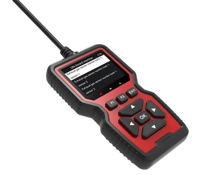 Автомобильный диагностический сканер OBD2 V519 Мультимарочный автосканер с цветным дисплеем - изображение 3