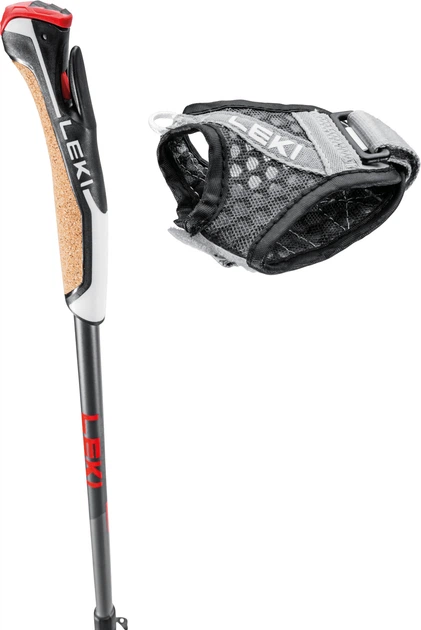 Kijki do nordyckiego chodzenia Leki Instructor Lite 100-125 cm Czerwone (65326341) - obraz 4