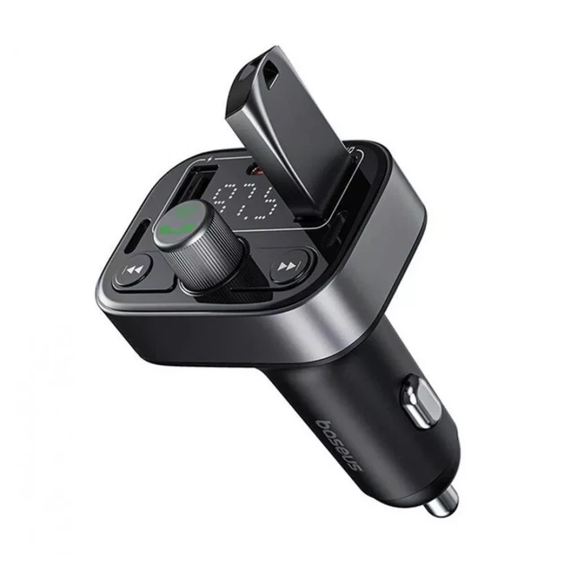 FM‐трансмиттер Baseus FM Launcher SD09 Pro 35W Type‐C+2USB (PD+QC3.0) - Фото 1 FM‐трансмиттер Baseus FM Launcher SD09 Pro 35W Type‐C+2USB (PD+QC3.0) - изображение 1