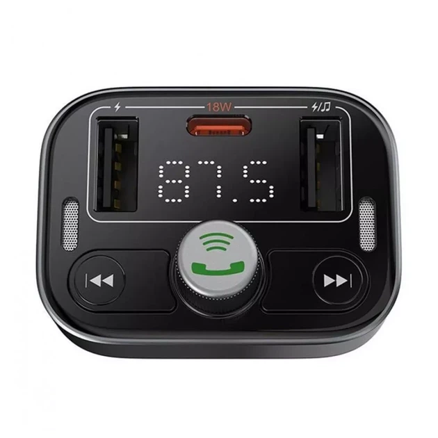 FM‐трансмиттер Baseus FM Launcher SD09 Pro 35W Type‐C+2USB (PD+QC3.0) - Фото 3 FM‐трансмиттер Baseus FM Launcher SD09 Pro 35W Type‐C+2USB (PD+QC3.0) - изображение 3